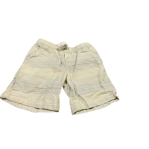 Cat & Jack Size 5T Boys Beige & Blue Striped Shorts #P-5-35-0 - Picture 1 of 5